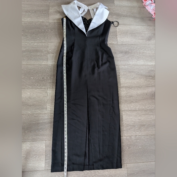 Tonight Elegant Black and White Evening Dress - Picture 7 of 9